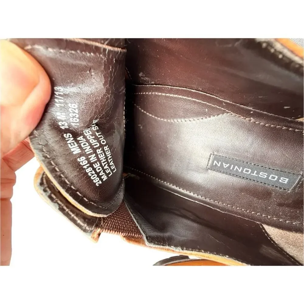 Bostonian Men's Oxford Leather Dress Shoes Tan Size 13 M